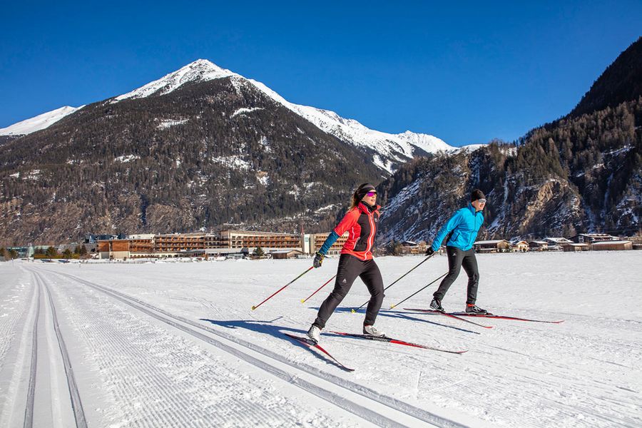 Kilometerreiche Loipen im Ötztal